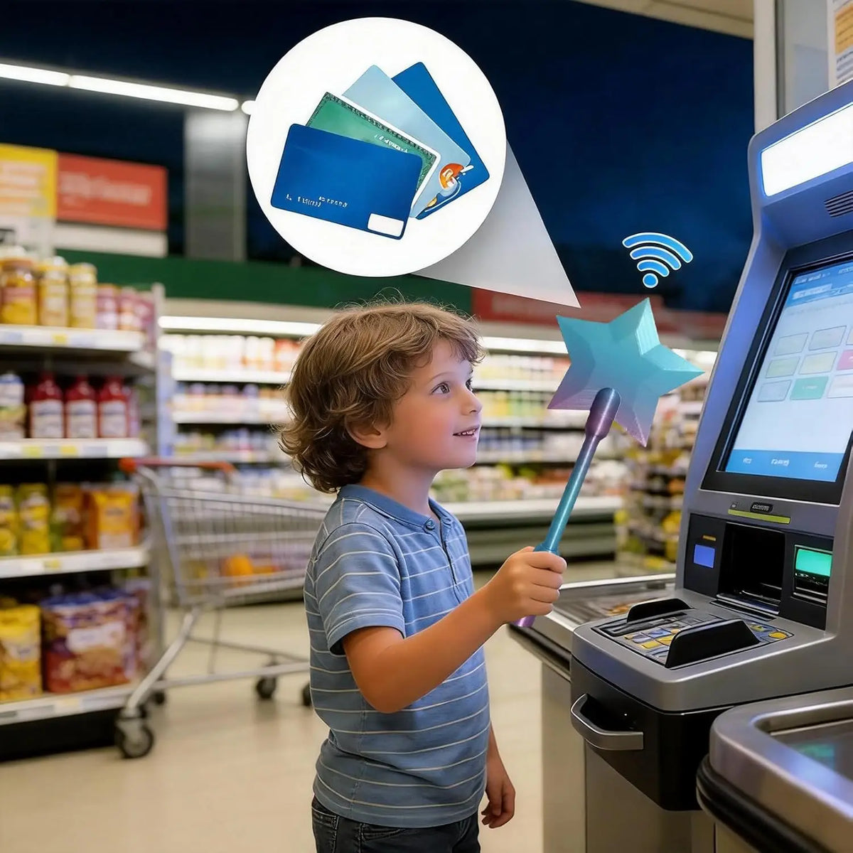 Tap-To-Pay Magic Wand